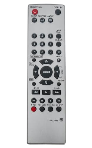 AULCMEET VXX2981 Replaced Remote Control Compatible with Pioneer DVD Recorder