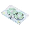 Miuterzxv Blank Cassette Tapes for Audio Recording, Type I Ferric Low Noise High Output Tapes with 46 - Minute Capacity, Metal Wheel Design in Durable PC Casing for Music Enthusiasts and (Green) #4