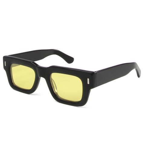 Lunettes soleil polarisées homme anti fatigue oculaire rectangle acétate
