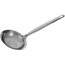 Oil Strainer for Deep Fryer Colander Spoon Frying Skimmer Fine Mesh Strainer