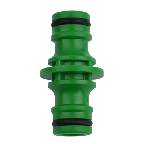 Revive Furniture 10 Pcs Hose Pipe Connector Double Male Plastic Quick Fix Click On Rubber O Ring Garden Watering ABS