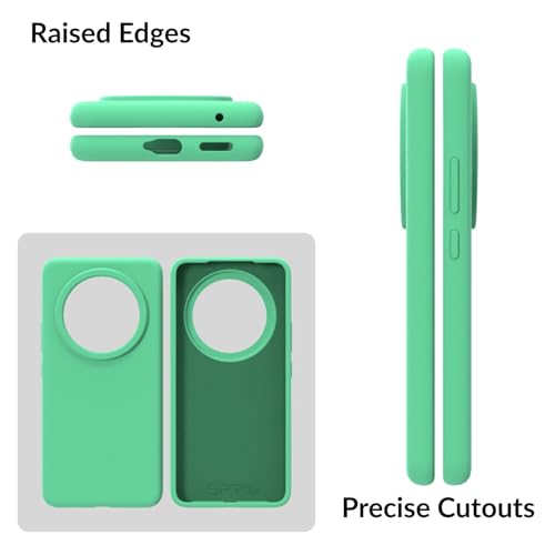 Image of SPRIG Compatible with Vivo T4 Premium SilkTone Back Cover Drop Tested Shock Proof Mobile Case for Men, Women, Boys and Girls with Camera Protection (Pastel Green)