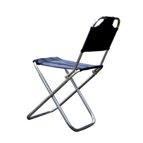 Recopilación de Banco Plegable Con Respaldo los más solicitados. 47 EXAOMBLE Silla Plegable De Pesca De Aleación De Aluminio con Respaldo Silla De Camping Portátil Taburete Plegable para Exteriores para Viajes Y Actividades Al Aire