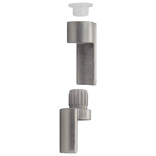 Nuk3y Door Saver 3 III Hinge Pin Stop for Residential Doors Fits All 3"" to 4-1/2"" Hinges (Satin Nickel)