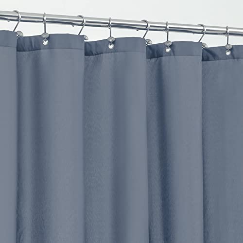 Image of ALYVIA SPRING Waterproof Fabric Shower Curtain or Liner Stone Blue, 72x72