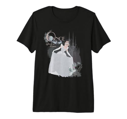 T-shirt Cendrillon Disney Princess Once Upon a Time premium pour femme