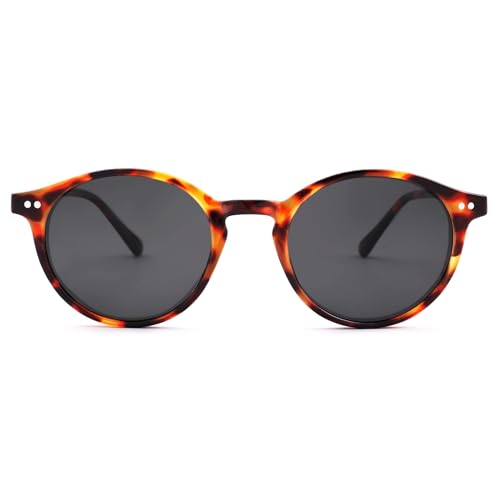 Vintage Classic Round Polarized Sunglasses for Women Men2