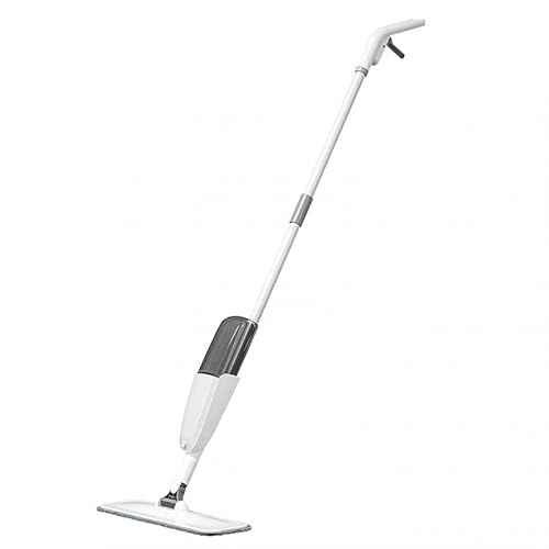 trapeador de vapor Fregona con pulverizador, juego de escobas, fregona mágica, fregonas planas for suelo de madera, herramienta de limpieza for el hogar, con almohadillas de microfibra reutilizables,