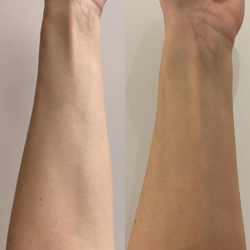 Image of b.tan Clear Gradual Self Tan Gel | Glow Your Own Way Shimmer - Sunkissed Golden Bronze, Transfer Free, Best Extender, Moisturizing, Non Toxic Sunless Tanning Lotion, No Fake Tanner Smell, 16 Fl Oz