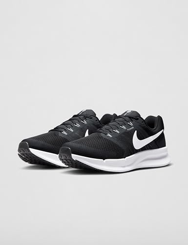 Nike Men's Run Swift 3 Road Running Shoes, Black/White-Dark Smoke Grey, 11