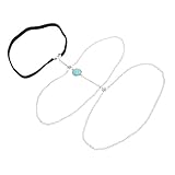 DEARMAMY Körperketten Für Frauen Oberschenkelkette Körperschmuck Für Frauen Beinkette Beinschmuck Für Elastische Beinkette Körperkette Körperschmuck Für Strand Bar Club Festival Partys
