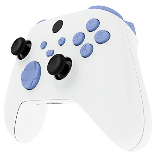 Image of eXtremeRate Replacement Buttons for Xbox Series X & S Controller, Light Violet Custom Accessories Repair Bumpers Trigers Dpad ABXY Start Back Sync Share Keys Parts for Xbox Core Wireless Controller