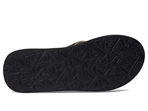 Image of Quiksilver mens Quiksilver Men's Carver Print 3 Point Flip Flop Athletic Sandal