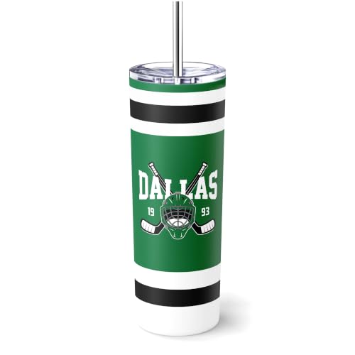 Image of ANTKING Dallas Tumbler 20oz Travel Mug Custom Name Number Gifts | Stainless Steel Insulated Coffee Cup for Men Women