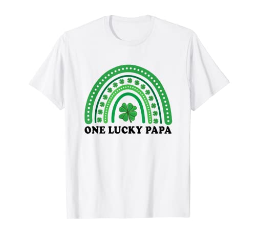Home 5 Mens St Patrick's Day - One Lucky Dad Dada Daddy Papa T-Shirt