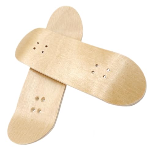 Toddmomy Finger Skateboard Accessories 2pcs Wooden Decks Ramp for Boys and Girls