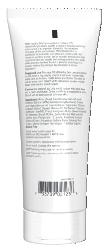 Now Solutions, Msm Healthy Skin Liposome Lotion, Rejuvenating Cream With Almond Oil And Aloe, 8-Ounce #TOP1