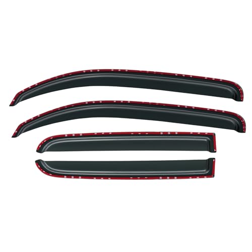 Image of in-Channel Window Visors Rain Guards Shield for 2006-2011 Chevy HHR, Window Vent Wind Deflectors Visors Shades for 06-11 HHR