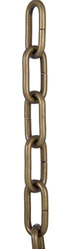 Image of B&P Lamp Antique Brass Finish 0 Gauge Heavy Duty Chain