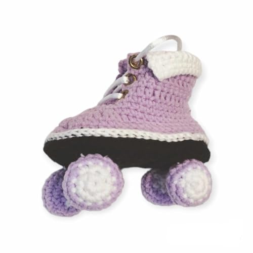 Crochet Roller Skate Baby Booties, Baby Roller Skates, Purle Girl Newborn Skates, Roller Skate Newborn (0-3months)