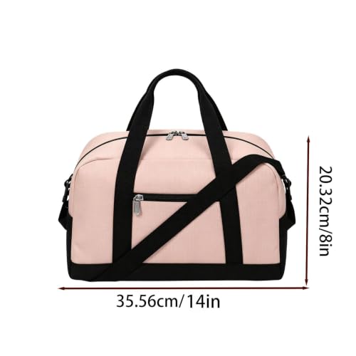 Bolsa de gimnasio tipo duffle ligera e impermeable con correa ajustable para cabina de avión 5