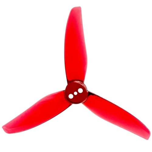 Hélice PC trois pales GH 3020 rouge pour vol FPV en parc