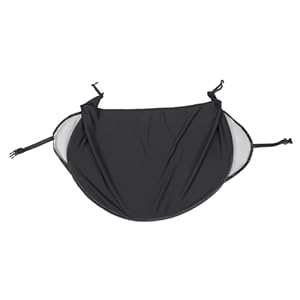 Nolitoy Kinderwagen Sonnenschutz UV-Schutz Schwarz