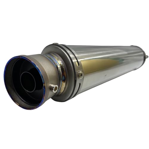 チタンサイレンサー 60.5π ロング バイク パーツ 部品 マフラー サイレンサー 汎用 カスタム