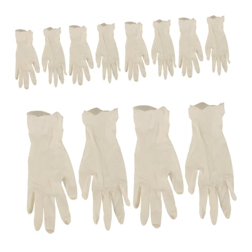 Tofficu 20 Piezas Guantes desechables para guante de limpieza guantes de cocina Guantes de seguridad para Guantes de comida para guantes para cocina mitones para