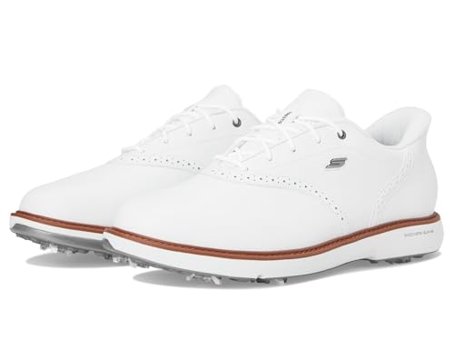 Image of Skechers Go Golf Prestige 214125 WNVR White /Navy /Red Men Golf Shoes