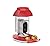 Hummingbird Feeder with Camera Solar Powered W/32G Card, AI Identify Bird Species, Ant Moat/Bee Proof, Hummingbird Cam Watching Live Video, Instant Notifications, Ideal Present for Bird Lovers