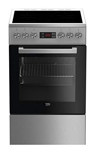 Beko PAL - 7786986766 - Cuisinière électrique sur pied avec plaque de cuisson céramique