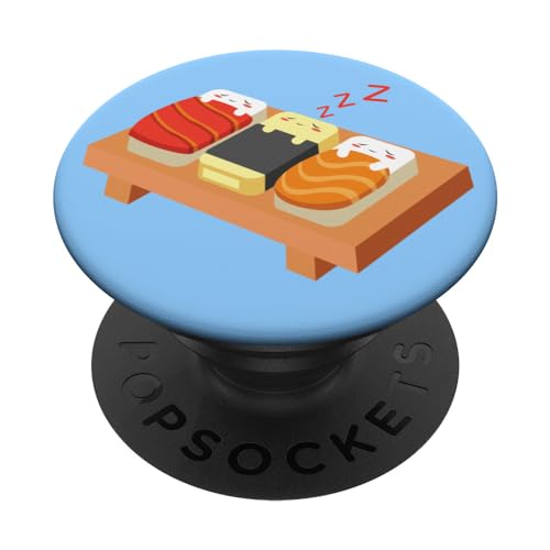 Rouleaux de sushi japonais Kawaii Nigiri Maki Rolls PopSockets PopGrip Interchangeable