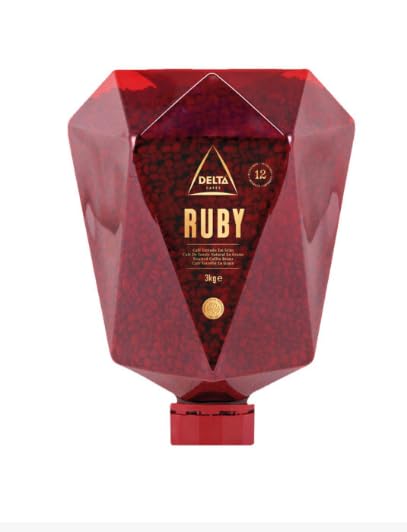 Delta Cafés – Ruby ganze Kaffeebohnen, 3 kg Dose