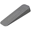 Bulk Hardware BH02509 Cuneo Ferma-Porta Deluxe in Gomma Antiscivolo, Grigio