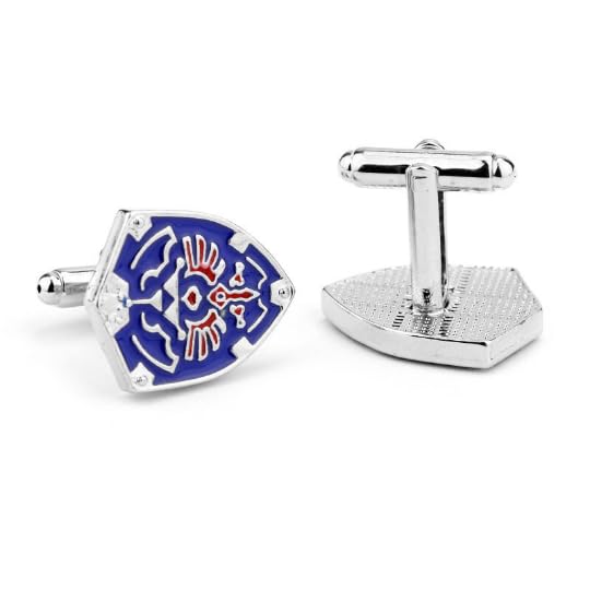 Mancuernillas con escudo Hylian para hombre miniatura 2