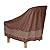 Duck Covers Ultimate Waterproof Patio Chair Cover, 30 Inch Ultimate Waterproof 47 Inch Rectangular Patio Coffee Table Cover, Outdoor Ottoman Cover