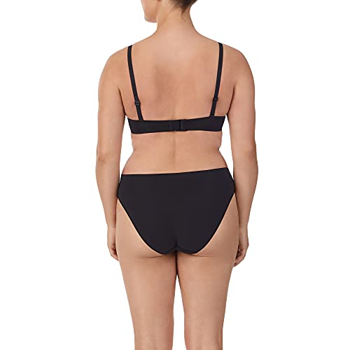 DKNY Damen Litewear Bügelloser T-Shirt-BH, Undurchsichtige, Schwarz, 80B