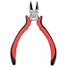 HARFINGTON Wire Cutters 5 Inch Diagonal Cutting Side Precision Pliers with Plastic Handle for DIY Crafts Jewelry Making