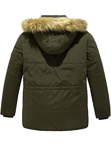 Image of Soularge Men's Big and Tall Winter Warm Heavy Hooded Parka Jacket