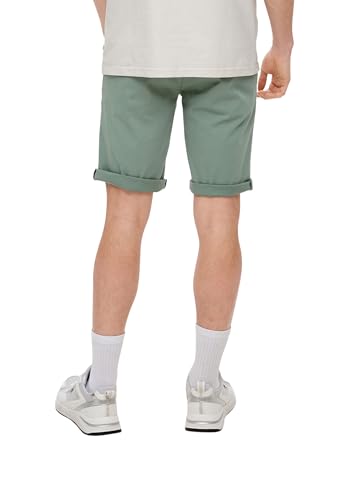 QS Pantalons Homme en coton stretch coupe droite casual