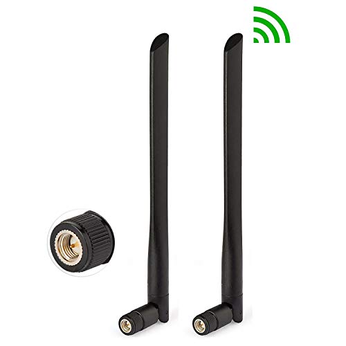 Bingfu 4G LTE 7dBi SMA Male Antenna (2-Pack) for Verizon AT&T T-Mobile Sprint