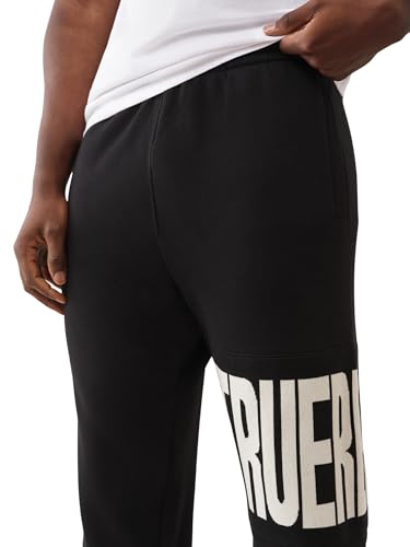 True Religion Men's Knit Panel TR Jogger3