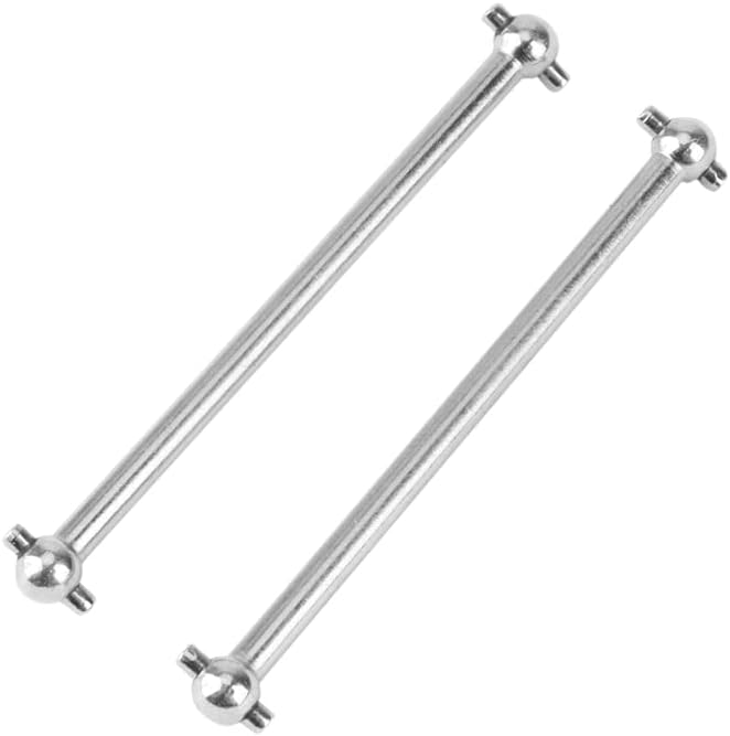 AAPIE 2Pcs Metal Steel Drive Shaft Dogbone M5367 for Remo Hobby Smax 1621 1625 1631 1635 1651 1655 1/16 RC Car Upgrade Parts