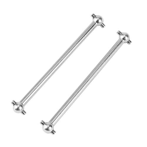 AAPIE 2Pcs Metal Steel Drive Shaft Dogbone M5367 for Remo Hobby Smax 1621 1625 1631 1635 1651 1655 1/16 RC Car Upgrade Parts