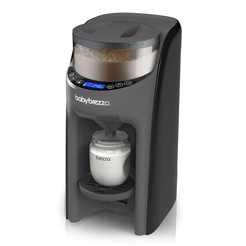 Baby Brezza Formula Pro Advanced Gris Charcoal - Préparateur de Biberons instantané et automatique, dose et mélange l'eau chaude et la poudre de Lait par...