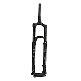 Horquilla de bicicleta Horquilla de bicicleta de montaña de 29 pulgadas Suspensión neumática 175 mm Ajustable 1/8 Tubo recto/cónico Bicicleta de nieve Bicicleta de playa Horquilla Fat Bike Bloqueo man