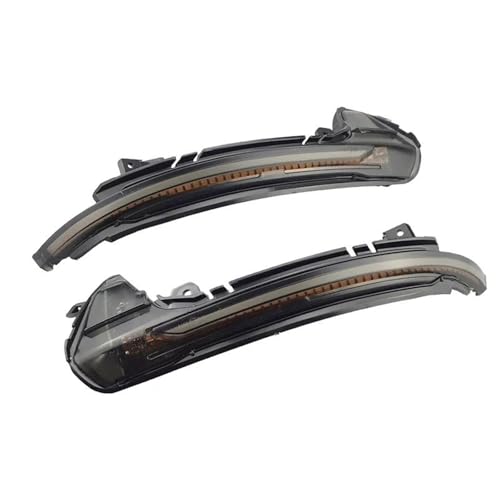 Intermitentes dinámicos LED luz de espejo lateral ahumada para Audi A6 2012-2018 2