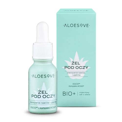 ALOESOVE Contorno de Ojos 15ml - Contorno de Ojos Intensamente Hidratante - Contorno de Ojos Antiarrugas Mujer - Antiojeras Hombre y para Mujeres
