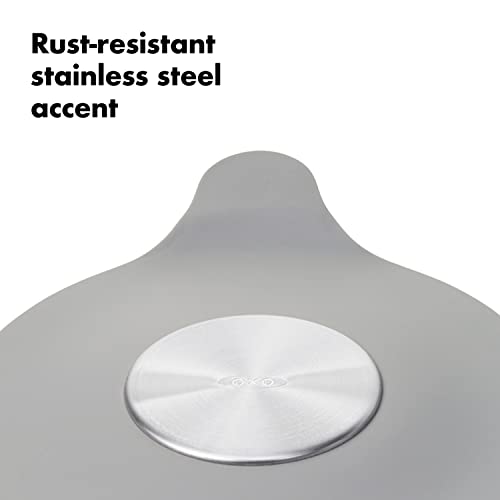 Image of OXO Good Grips Silicone /Stainless Steel Tub Stopper, Grey